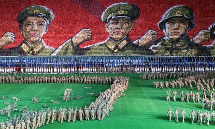 A performance staged for US secretary of state Madeleine Albright’s visit to Pyongyang in 2000