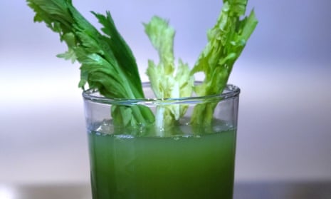 ‘By all means reach for a tall glass of celery juice. Just be sure to drink it down with a very large pinch of salt.’