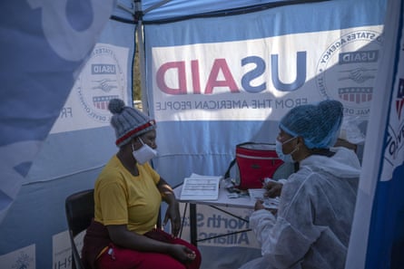 A mobile HIV clinic in South Africa