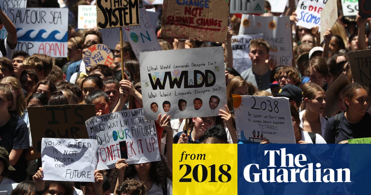 Climate change strike: thousands of school students protest across Australia