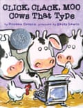 cover image for picture book Click Clack Moo Cows that Type by Doreen Cronin and Betty Lewin