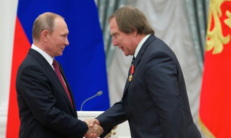 Vladimir Putin and Sergei Roldugin in 2016