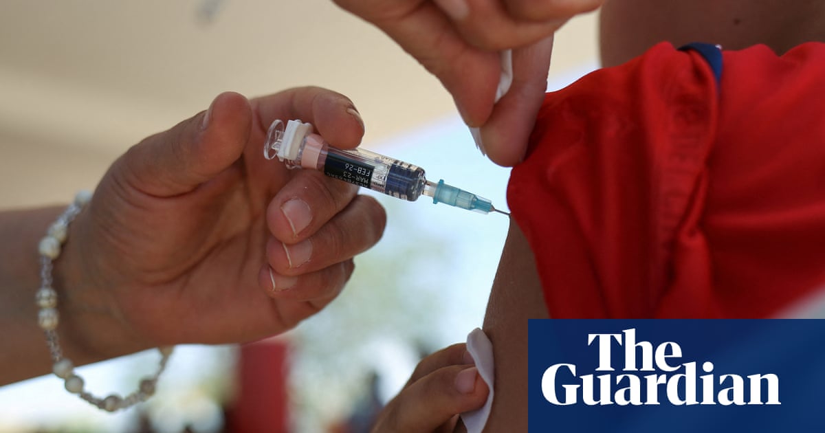 Millions of children at risk as global vaccine rates fall, study finds