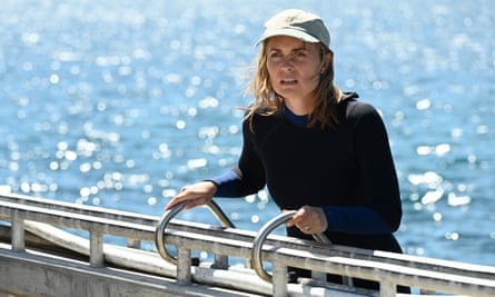 Radha Mitchell as Dora in Blueback.