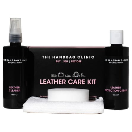 Handbag clinic leather care kit
