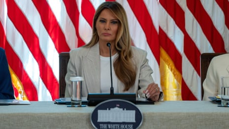 The robots are here': Melania Trump hails AI's potential – video | Melania Trump | The Guardian