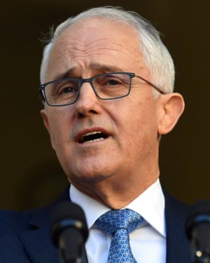 Former Australian prime minister Malcolm Turnbull.