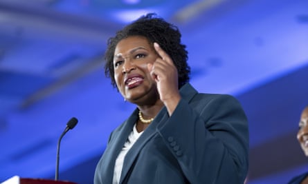 Stacey Abrams in Georgia.