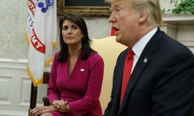 Haley was that rare senior Trump administration official to get a White House send-off from the president.