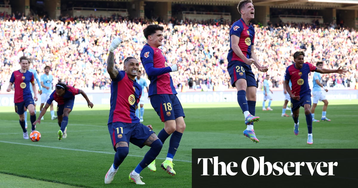 European football: Barcelona leave it late to win seven-goal Celta thriller
