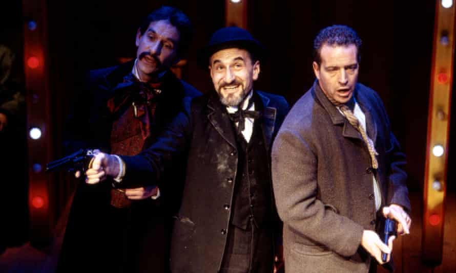 Theatrical performance… Assassins, directed by Mendes, at Donmar Warehouse in 1992.