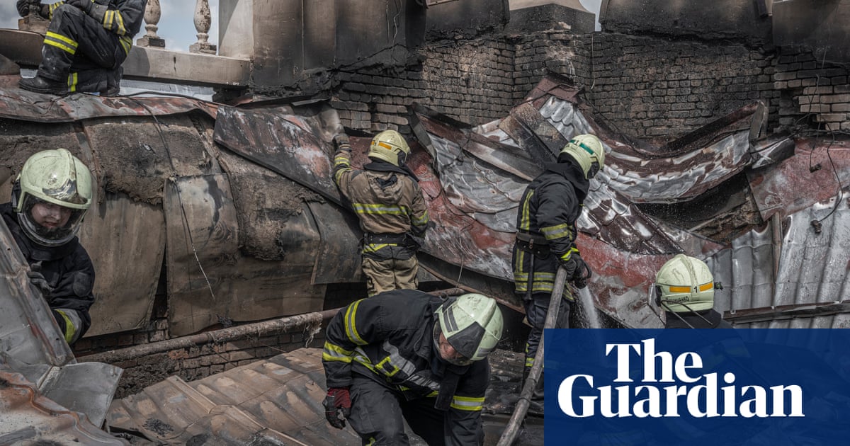 Under fire: Ukraine's wartime firefighters