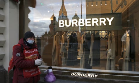 Burberry’s boutique on Red Square in Moscow