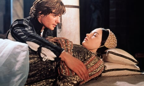 Leonard Whiting and Olivia Hussey in Romeo and Juliette, 1968.