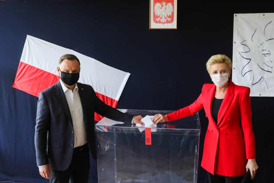 Andrzej Duda and his wife … keeping it simple.