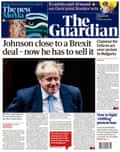 Guardian front page, Wednesday 16 October 2019