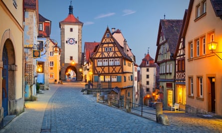 la vieille ville de Rothenburg ob der Tauber,