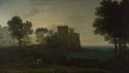 Claude Lorrain’s The Enchanted Castle (1664).