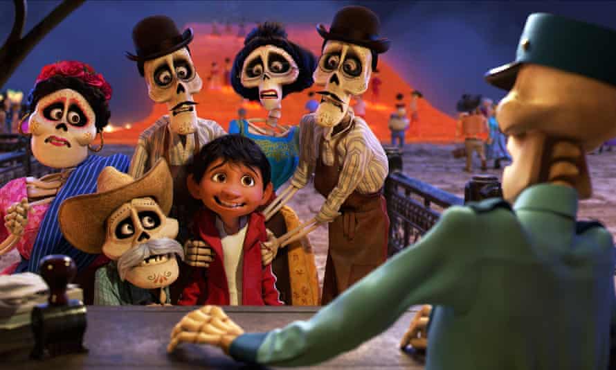 A scene from Coco.