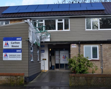 Carlton House Surgery, Enfield Town, north London seen from the road