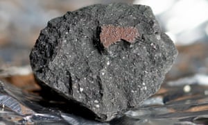 The meteorite piece entered a path in the Cotswolds town of Winchcombe.