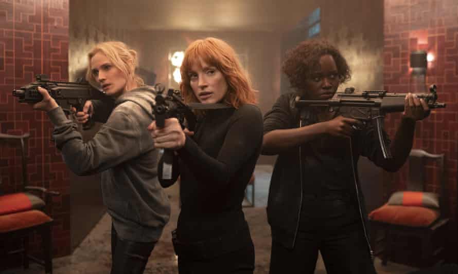 Diane Kruger, Jessica Chastain and Lupita Nyong’o in The 355.