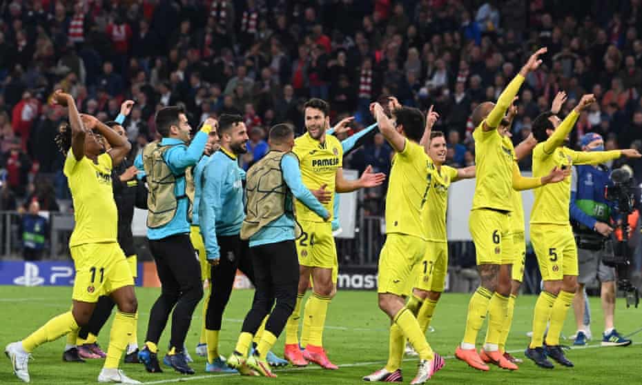 Villarreal's Samu Chuckwueze scores late goal to stun Bayern Munich | Champions League | The Guardian