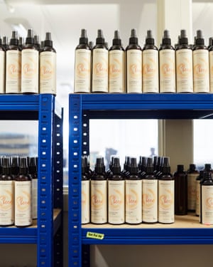 ‘It’s about being pleased with your heritage’: the chums tackling hair discrimination with a pure model | Empowering enterprise 2 Hair products on shelf