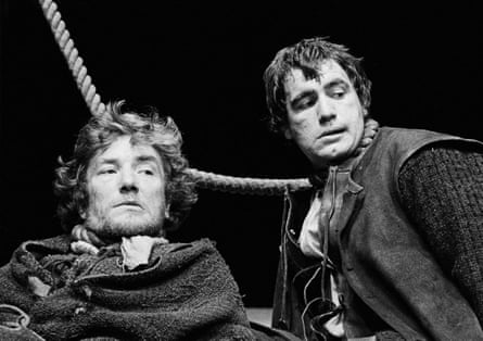 Albert Finney, left, and Brian Cox in Page’s 1973 production of Cromwell at the Royal Court.