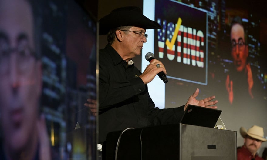 Richard Mack, the founder of CSPOA, at the Las Vegas summit.