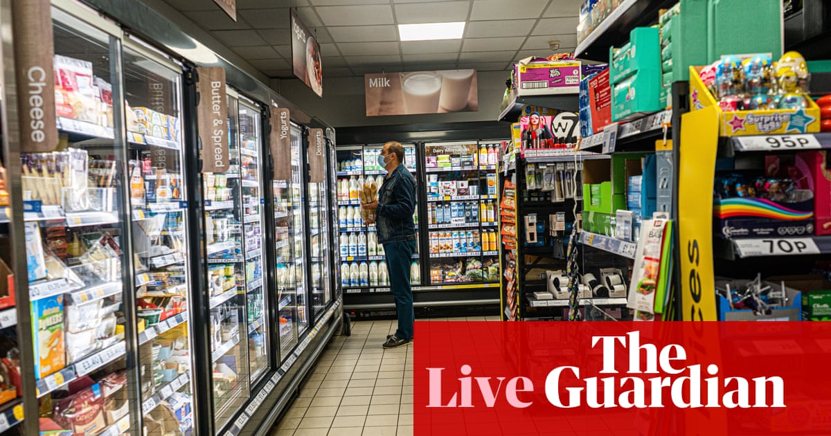 UK inflation soars to 10-year high of 5.1% as cost of living squeeze tightens – business live