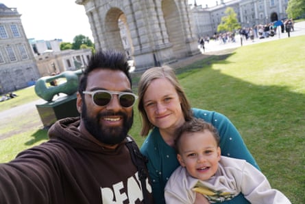 Susannah, Asif and their son Jacob.