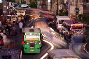 Congestion in Manila.