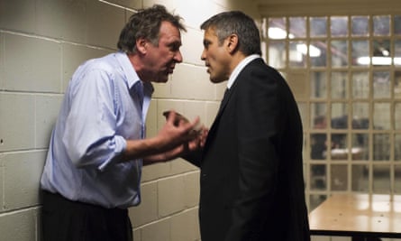 Tom Wilkinson, left, with George Clooney in Michael Clayton, 2007.