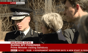 Theresa May in Salisbury