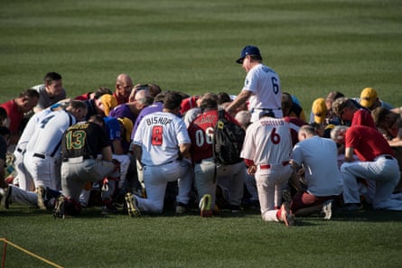 people kneeling