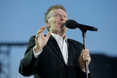 Steve Winwood performing at the Coronation Concert.