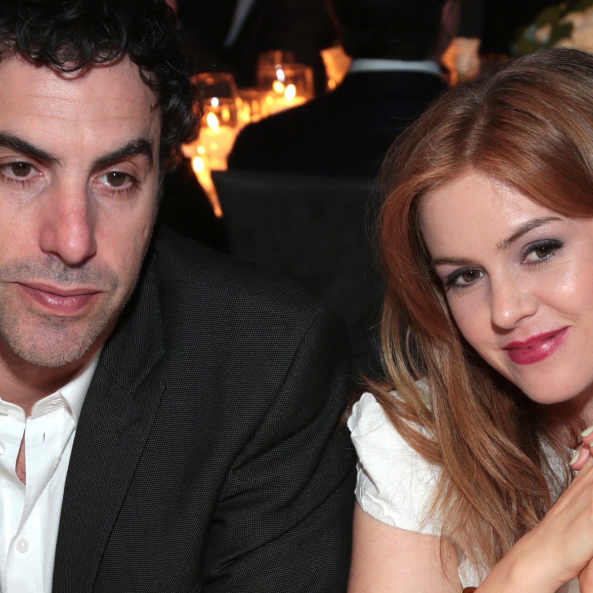 Sacha Baron Cohen And Isla Fisher Give 670 000 To Help Syrian Refugees Sacha Baron Cohen The Guardian