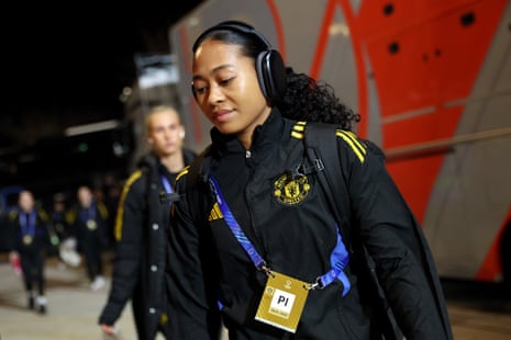 Jayde Riviere arriving at the stadium