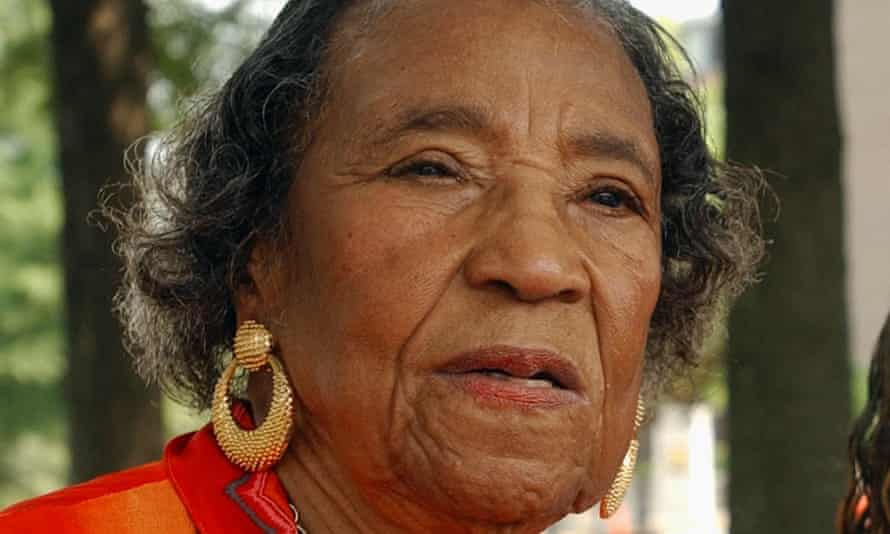 Amelia Boynton in Atlanta, Georgia, on 26 August 2003.