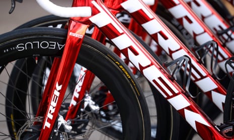 Team Trek-Segafredo bikes at the Tour de France this year