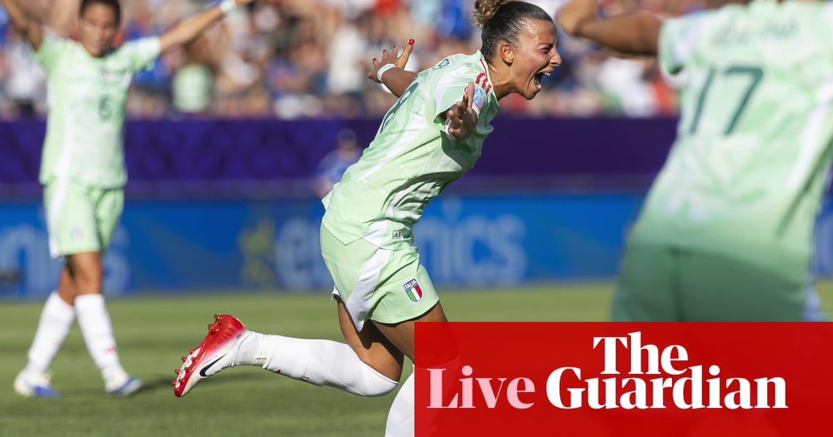 Caruso strike gives Italy opening group victory against Belgium at Euro 2025