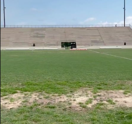 Players complained about the pitch at Olympia Stadium