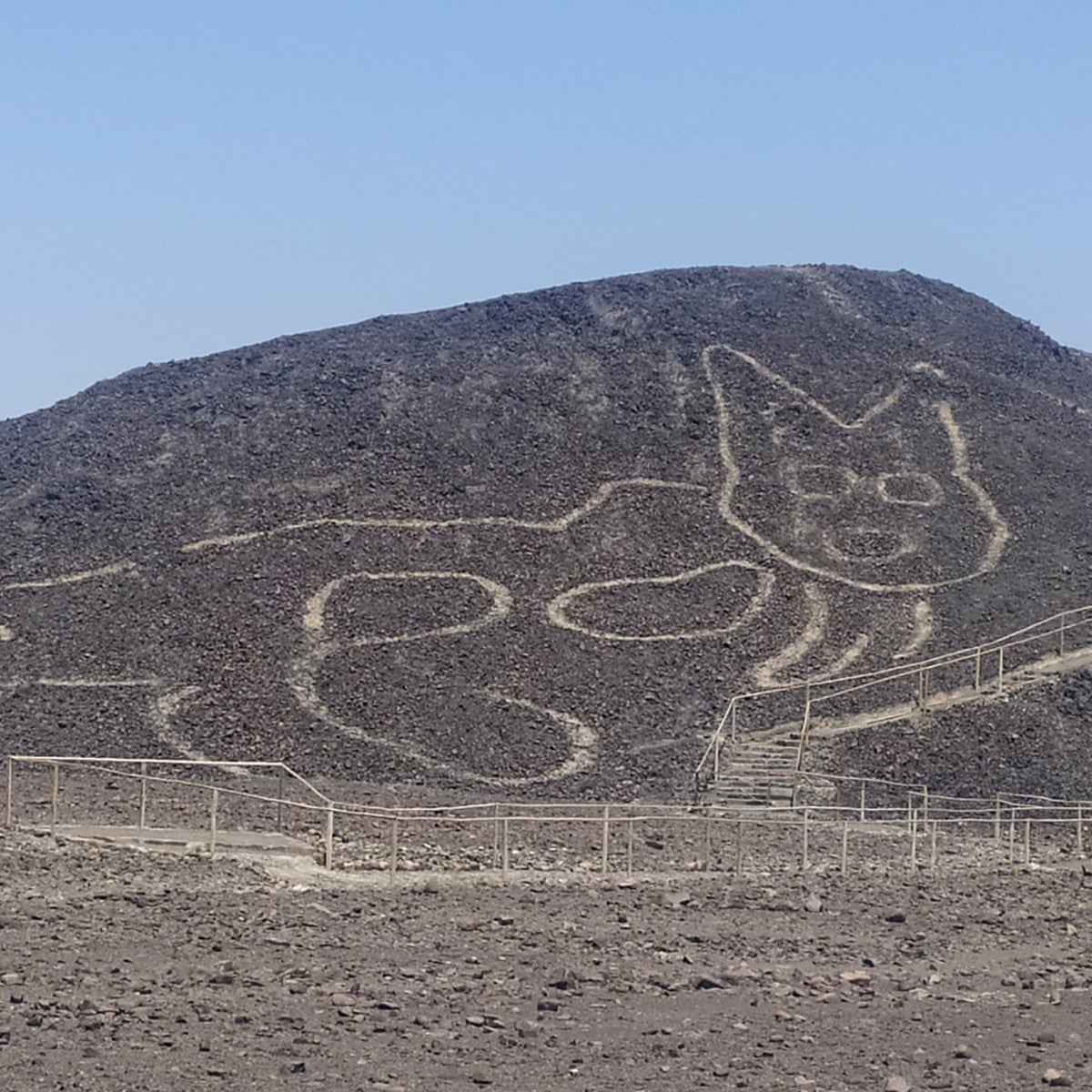 Nazca Snake Desert Nazca Lines Map