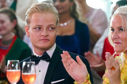 Marius Borg Høiby and Crown Princess Mette-Marit in June 2022.