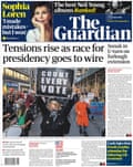 Guardian front page, Friday 6 November 2020