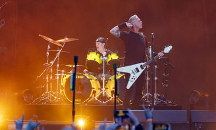 Nefes kesen güç... Metallica'dan Lars Ulrich ve James Hetfield Download Festival 2023'te