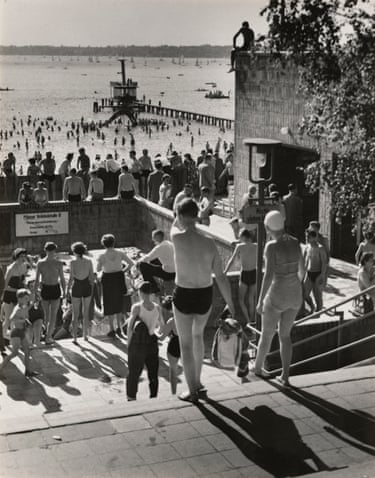 Elsa Thiemann, Berlin, The Grand Staircase in the Wannsee Open-Air Swimming Pool, 1950s