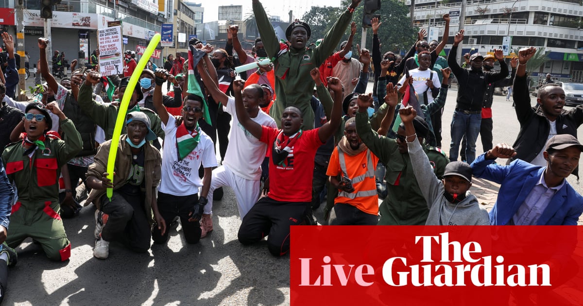 Kenya: people protest to honour those killed in 2024's anti-government demonstrations  live