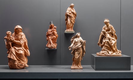 Sculptures in the Royal Museum of Fine Arts in Antwerp